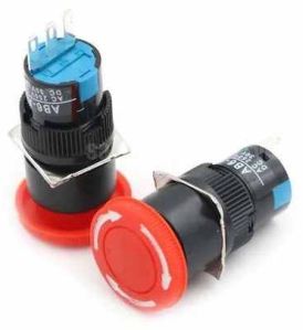 Mushroom Head Emergency Stop Switch