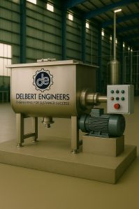 Stainless Steel Match Finishing Electric Ribbon Blender Mixer Machine