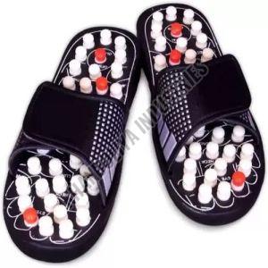 Printed Kstar Yoga Paduka Acupressure Slipper, Color : White & Black