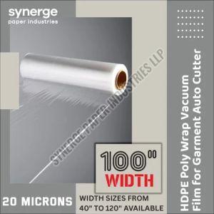 100 Inch HDPE Transparent  Film Roll