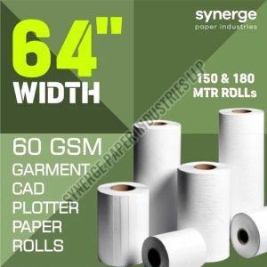 64 Inch Width Garment Plotter Paper Roll