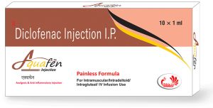 DR. Ethix Aquafen Diclofenac Injection, Form : Liquid