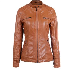 Ladies Casual Leather Jacket