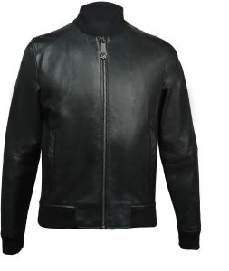 Mens Bomber Leather Jacket