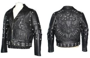 Mens Custom Made Leather Jacket Casual Wear