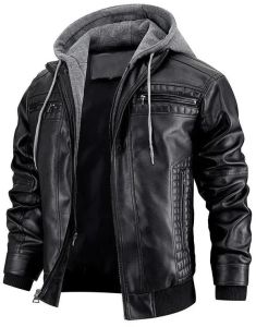 Mens Waterproof Leather Jacket
