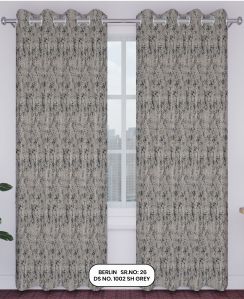 Berlin Grey Jacquard Curtain