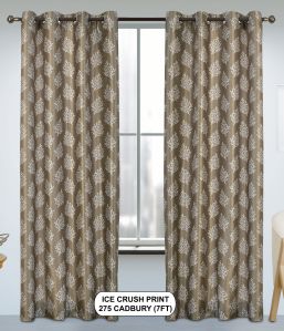 Ice Crush Print Cadbury Light Window Curtains