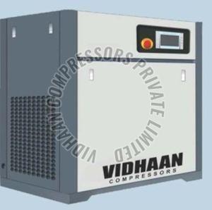 Metal Casing Double Stage Screw Compressor, Power Source : Electric