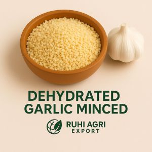 Dehydrated Garlic Minced, Color : Light Yellow