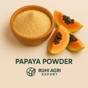 Papaya Powder, Color : Light Orange for Skin Brightening, Exfoliation