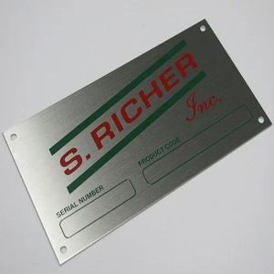 Aluminum Serial Number Plates