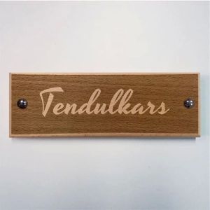 Wooden Name Plate Printing Services