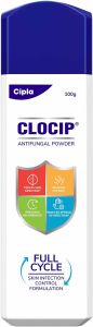 Clocip Clotrimazole Dusting Powder, Packaging Type : Bottle