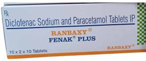 Fenak Plus Diclofenac Paracetamol Tablet