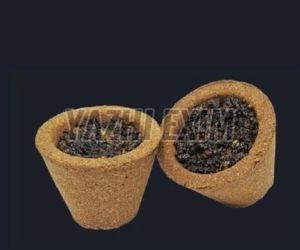 Round Sambrani Cup, Color : Brown Standard for Religious Use