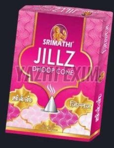 Srimathi Jillz Dhoop Cones, Color : Brown Standard, Form : Stick