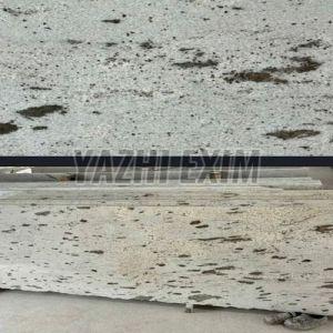 Polished Stick White Granite Slabs Standard for Construction