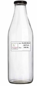 1000 Ml Glass Milk Bottle