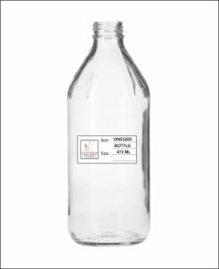 473 ml vinegar glass bottle
