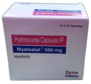 500mg Myelostat Hydroxyurea Capsule