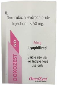Liquid Doxozest 50 Mg Doxorubicin Hydrochloride Injection
