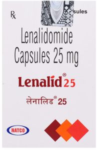 Lenalid 25 Mg Lenalidomide Capsules, Packaging Size : 1X10