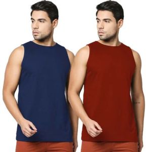 Mens Plain Cotton Vest XL, XXL