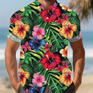 Mens&AMP;AMP;women Kimono Beach Shirt