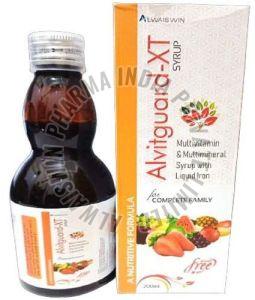 200 Ml Multivitamin Multi Minerals Syrup, Form : Liquid