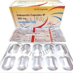 300 Mg Gabapentin Capsules IP, Packaging Size : 10X10 Pack