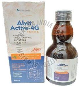 4G Liver Enzyme Antacid Alkalizer Syrup, Form : Liquid