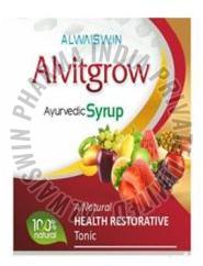 Alvitgrow Ayurvedic Syrup, Packaging Type : Plastic Bottle