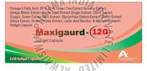Maxigaurd 12-G Softgel Capsules, Packaging Size : 1X10 Pack