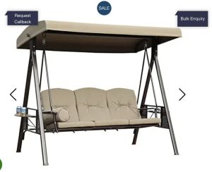 Metal Garden Swing, Seating Capacity : 2 Seater for Home