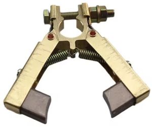 Brass Carbon Brush Holder, Color : Golden for Industrial Machinery