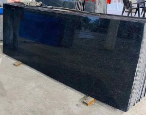 Polished Absolute Black Granite Slab, Shape : Rectangular