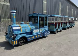 Fiberglass Trackless Train, Brand Name : Yaan World, Yaan World