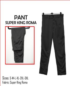 Plain Polyester Super King Roma Pant, Fabric Usage : Clothing