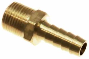 Brass Hose Nipple, Color : Golden, Certification : ISI Certified