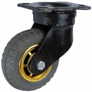 Elastic Rubber Castor Wheel