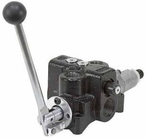 Steel Hydraulic Directional Control Valve, Color : Black, Silver