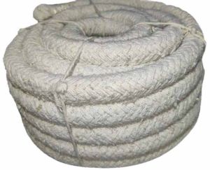 Round Braided Asbestos Rope, Color : White