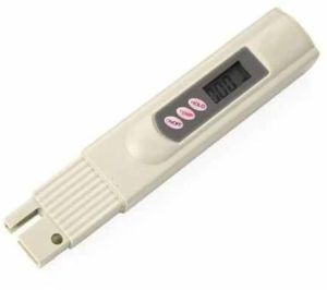 Plastic Temperature Digital TDS Meter, Color : White
