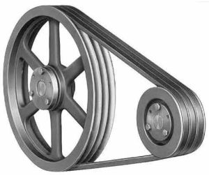 Steel V Belt Pulley, Color : Black for Power Transmission