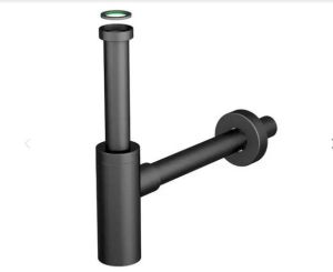 Stainless Steel Bottle Trap With Black Finish