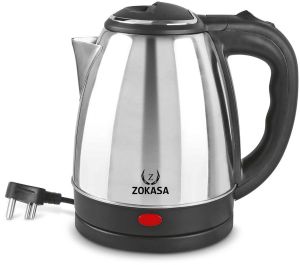 Fully Automatic Metal Electric Kettle, Color : Silver