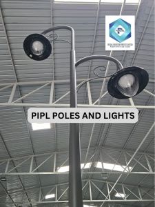 Double Arm Street Light Pole