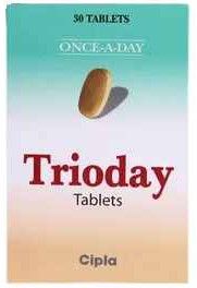 Trioday Lamivudine Tenofovir Disoproxil Fumarate Efavirenz Tablet