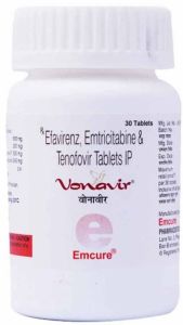 Vonavir Emtricitabine Tenofovir Disoproxil Fumarate Efavirenz Tablet